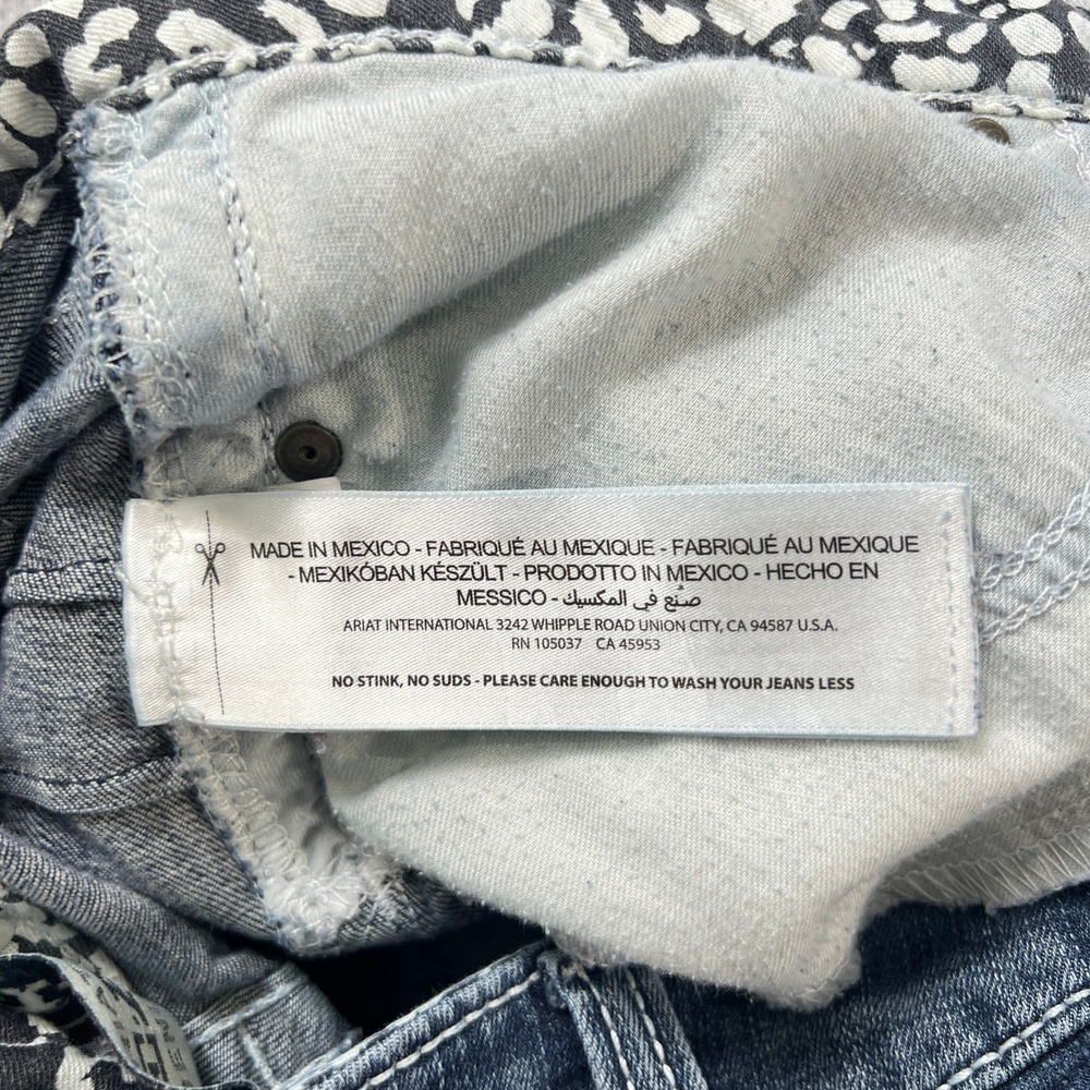 Ariat R.E.A.L. Low Rise Stretch Rosy Whipstitch Boot Cut Jeans 27 Lakeshore Wasg - Picture 5 of 9